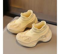 Nuove scarpe sportive traspiranti in rete per bambini, scarpi sportivi casual slip-on per bambini grandi, scarpe atletiche con suola spessa alla moda per ragazze e ragazzi studenti, scarpi sportivi ch