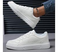 Nuove sneaker unisex a taglio basso con lacci, scarpe bianche, da indossare con leggings, scarpe casual e sportive leggere, scarpe da running resistenti all'abrasione e impermeabili per attività all'a