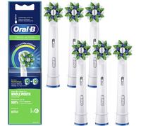 NUOVE spazzole Oral B CrossAction EB50 confezione da 6 testine di ricambio un...