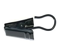 Nuovi 10 X Anelli Per Tende Clip A Molla E Gancio Acciaio Nero - Onestopdiy