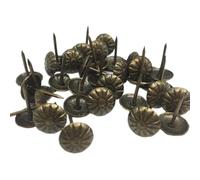 Nuovi 100 pezzi oro ottone decorativo chiodi puntine da disegno applicato gioielli confezione regalo pin tavolo accessori mobili strumento per la lavorazione del legno 11 x 16 mm Durability