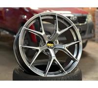 NUOVI 19x8,5 FI-R Style Wheels 5x108 ET35 Diamond Black 4PCS Volvo Jaguar Velar