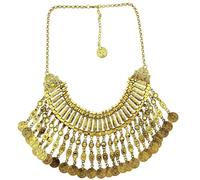NUOVI 2025 unisex afghan bohémien collari chocher chic ethnic indiano set di gioielli gypsy con leone vintage tassel dollari orecchini da collana donne decorazioni accessori di lusso alla moda