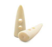 Nuovi 6 pezzi/lotto bottoni in corno decorativi da cucire artigianali, bottoni in stile Buffalo per vestiti fatti a mano, soprabiti da donna, borse fai da te, beige, 800 mm, lunghezza 50