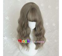 Nuovi 7 colori Cosplay Hermione Jean Granger marrone ondulato ricci capelli sintetici parrucche costume cosplay + berretto parrucca G.