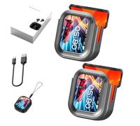 Nuovi Auricolari per Traduzione Ne20 2025, Auricolari Wireless Bluetooth 6.0 Con Schermo Lcd, Traduzione Intelligente per Viaggi Di Lavoro E Comunicazioni Quotidiane(Black 2pcs)