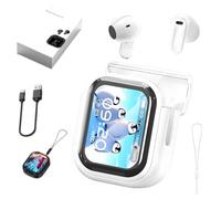 Nuovi Auricolari per Traduzione Ne20 2025, Auricolari Wireless Bluetooth 6.0 Con Schermo Lcd, Traduzione Intelligente per Viaggi Di Lavoro E Comunicazioni Quotidiane(bianca)