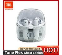 Nuovi auricolari True Wireless JBL Tune Flex Ghost Edition, potenti bassi puri, cuffie con cancellazione attiva del rumore, impermeabili IPX4
