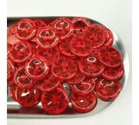 Nuovi bottoni da 14,0 mm per abbigliamento per bambini, color caramella, a due occhi, bottoni a forma di cartone animato, per decorazioni nuziali, accessori per cucire - 16-14,0 mm (