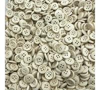 Nuovi bottoni in legno di colore naturale da 10 mm a 25 mm, fatti a mano, con lettere d'amore, album di ritagli, decorazioni per matrimoni, accessori per cucire, 03-10 mm (50 pezzi)