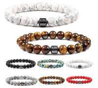 Nuovi braccialetti da uomo e da donna 2025, braccialetti regolabili adatti for la festa del papà, la festa della mamma e i regali di Natale(Style 5)