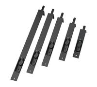 Nuovi catenacci for porte in acciaio inossidabile da 4/6/8/10/12 pollici, catenaccio scorrevole, catenaccio di sicurezza antifurto, catenaccio for porta(Black,6inch)