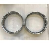 NUOVI COPPIA CERCHI ACCIAIO 15 X 2.15 28 FORI MV PULLMAN 125