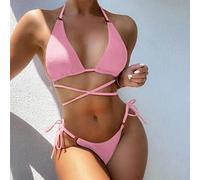 Nuovi Costumi da Bagno Sexy delle Donne Solido Bikini Brasiliano Set Vita Bassa Push Up Costume da Bagno Beachwear Bikini Femminile Micro Costumi da Bagno