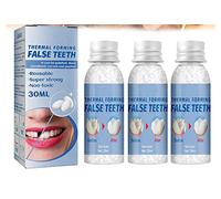 Nuovi granuli per la riparazione dei denti, perline per la riparazione temporanea dei denti, riempiono i denti mancanti e rotti o adesivi per tutti i denti, 30 ml (3 pezzi)