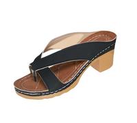 Nuovi Infradito Donna con Tacco, Moda Sandali Donna Estive Comode Ciabatte Supporto Arco Plantare Flip Flop Mare Aperte Sandalo Leggere Eleganti Pantofole Antiscivolo Infradito da Spiaggia Piscina