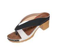 Nuovi Infradito Donna con Tacco, Moda Sandali Donna Estive Comode Ciabatte Supporto Arco Plantare Flip Flop Mare Aperte Sandalo Leggere Eleganti Pantofole Antiscivolo Infradito da Spiaggia Piscina