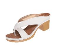 Nuovi Infradito Donna con Tacco, Moda Sandali Donna Estive Comode Ciabatte Supporto Arco Plantare Flip Flop Mare Aperte Sandalo Leggere Eleganti Pantofole Antiscivolo Infradito da Spiaggia Piscina