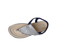 Nuovi Infradito Donna Vendita, 2025 Estive Moda Sandali Donna Comode Strass Ciabatte Elastici con Cinturino alla Caviglia Sandali da Spiaggia Leggero Sandaletti Estive Pantofole all’Aperto Antiscivolo