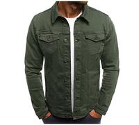 Nuovi Mens Dress Shirts Wicking Uomo Collo T Shirt Collare Multi-tasca Giacca da lavoro Stand Giacca da uomo Pulsante Casual Camicetta da uomo Camicie oleose, Verde militare, XL