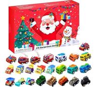 Nuovi modelli Calendario dell'Avvento Natale 2025 - Calendario di Natale Auto Ingegneria 24 Giorni,Giocattoli da collezione per Riempire i calzini - Ragazzi Ragazze Tutto Piccolo Festa Casa Guarderia