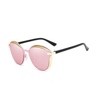 Nuovi occhiali da sole polarizzati 2025 per le donne di design di lusso delle signore eleganti occhiali da sole UV400 protezione moda occhio di gatto occhiali, C02 Rosa, Taglia unica