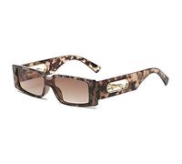 Nuovi Occhiali da Sole rettangolari 2025 da Donna Occhiali da Sole da Uomo Leopardo Punk Occhiali da Vista tonalità UV400