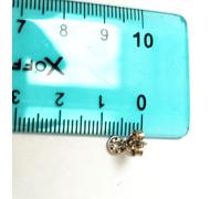 NUOVI ORECCHINI INFINITO DONNA LOBO ORO BIANCO 750 18KT ZIRCONI T DIAMANTE