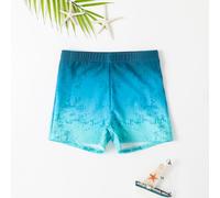 Nuovi pantaloncini da bagno per ragazzo pre-adolescente per l'estate. Questi pantaloncini da bagno personalizzati con motivo sfumato sono pieni di spensieratezza e vitalità. I colori audaci e unici at