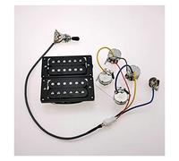 Nuovi pickup Humbucker Electric Guitar Pickups 4C Zebra/Black Set Pickups Set per Chitarra Elettrica(Black Wiring Harness)