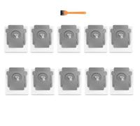 Nuovi sacchetti for lo smaltimento dello sporco multi-set For Roomba i7 i7 + s9 E5 E6 s9 + Clean Base parti for aspirapolvere sacchetti for la polvere Lodevole (Color : Light green)