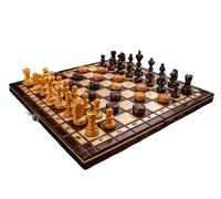 Nuovi scacchi e dama in ciliegio a lavorazione manuale dimensioni cm 35 x 35