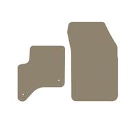 Nuovi tappetini anteriori per Fiat 600 ibrido 2024-…, Beige scuro Tappeti