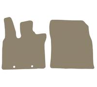 Nuovi tappetini anteriori per Lexus LBX ibrido 03.2024-…, Beige scuro Tappeti