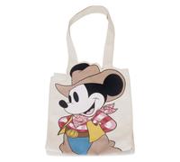 Nuovissima borsa tote in tela con topolino western Disney Loungefly con licenza