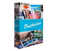 Nuovissimo album Leuchtturm Postkarten con 50 fogli rilegati rigidi per la prote