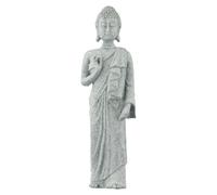 Nuovissimo Buddha Ornamenti Effetto Legno Pietra Robusto Standing Giardino