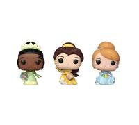 Nuovissimo Funko Disney Cenerentola, Belle, Tiana Carrot Pocket Pop Confezione