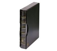 Nuovissimo raccoglitore ad anelli Leuchtturm Grande Classic con cofanetto nero e
