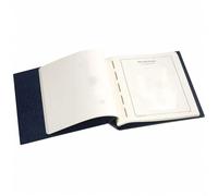 Nuovissimo raccoglitore Leuchtturm Lighthouse DSN blu con copertina in similpell