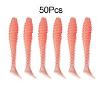 Nuovissimo T-tail Soft Bait Accessori Attrezzatura da Pesca 5,5cm/1,3g 50pz