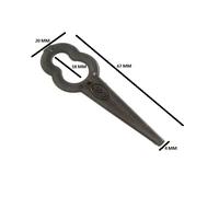 Nuovo 1,000 X Plastica Falciatrice Lame Per Qualcast Figuire 8 Antivibranti - Su