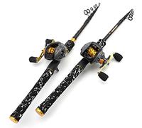 Nuovo 1,8 m-2.7m Casting da Pesca Asta di Pesca in colata, Combinazione di Fusione, barretta telescopica Portatile e Combinazione di Bobina, Combo Asta e Rotolo, Pesca di Viaggio ZYDYZ
