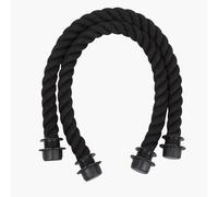 Nuovo 1 paio Lungo corto obag corda maniglie spalla ascella cintura per o bag accessorios cinture cintura Classic Mini (Nero 45cm (viti nere))