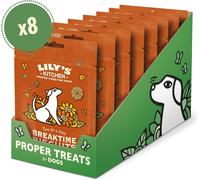 Nuovo 1 x Scatola Lily’s Kitchen Breaktime Biscuits 8 x (80g) Totale