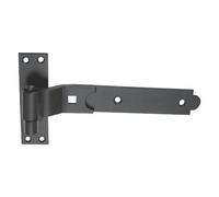 Nuovo 10 X Gomito Gancio E; Fascia Capanno Cerniere Porta Acciaio Nero 250mm