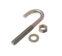 Nuovo 10 X per Tetti Gancio Bulloni + Dado E Rondella M8 X 80mm Yzp Acciaio -