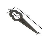 Nuovo 10 X Plastica Falciatrice Lame Per Qualcast Con Figuire 8 Antivibranti