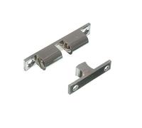 Nuovo 100 X Doppio Sfera Gancio Credenza Chiavistelli 50mm Cromato Acciaio Inox
