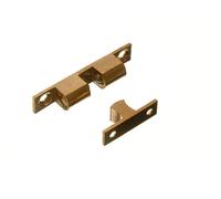 Nuovo 100 X Doppio Sfera Gancio Credenza Chiavistelli 50mm Ottone Acciaio
